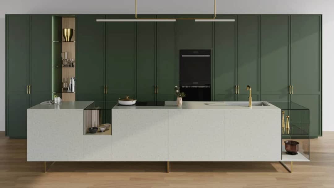 Konglomerat zielony: idealny wybór do nowoczesnych wnętrz i kuchni