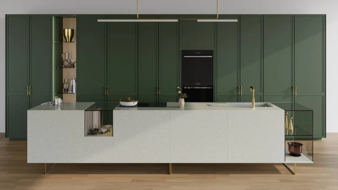 Konglomerat zielony: idealny wybór do nowoczesnych wnętrz i kuchni